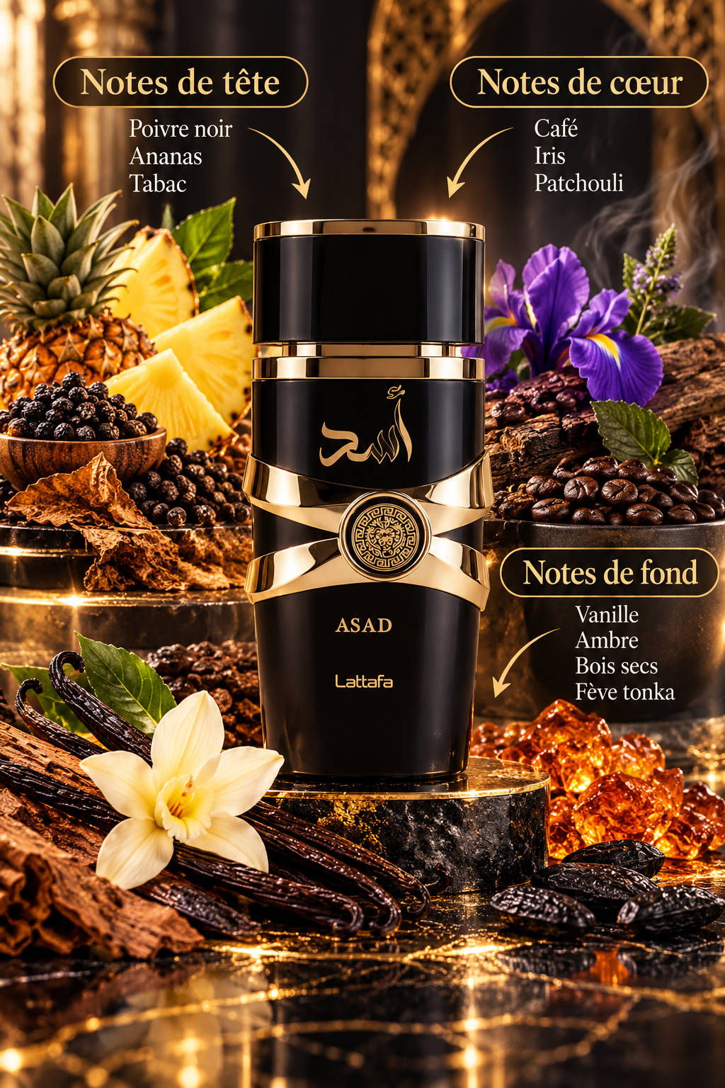 ASAD LATTAFA Parfum Homme Dubai