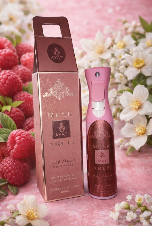 🌸 Spray d’ambiance Musk Areej – AYAT 320ml