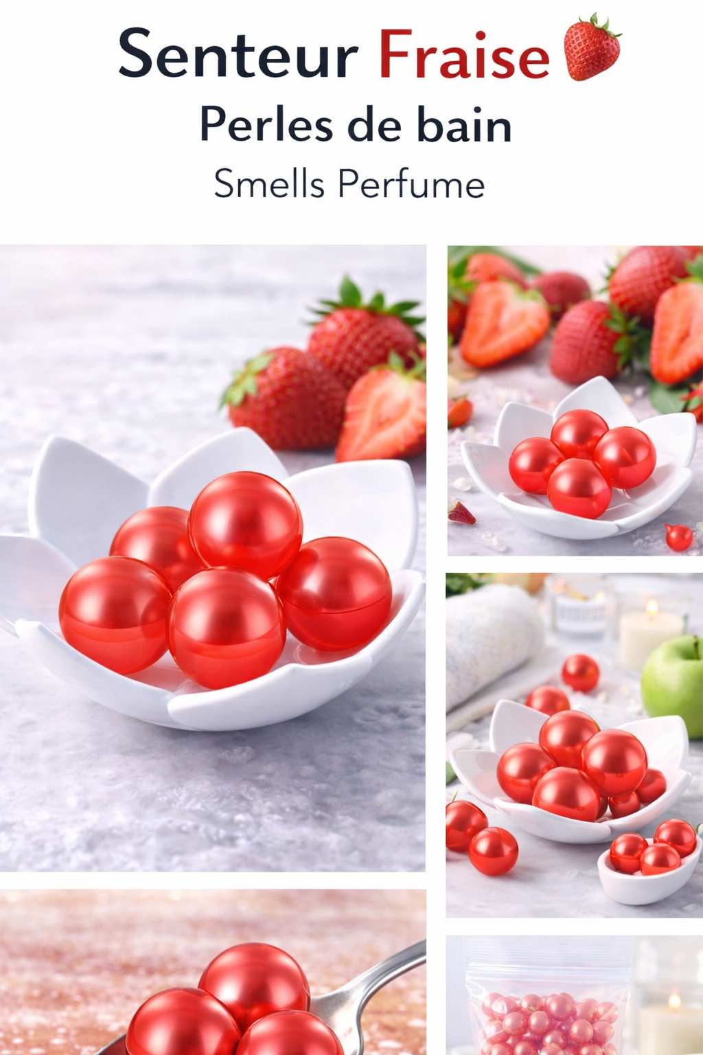 Perles de bain au soja