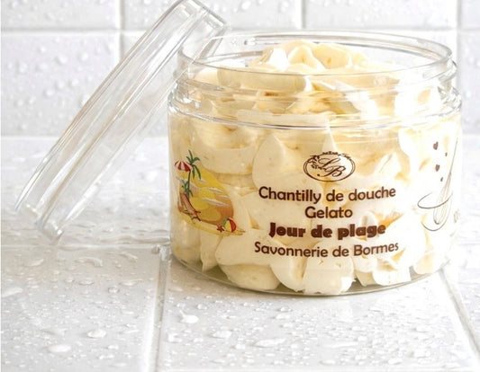 ☀️ Jour de Plage – Chantilly de Douche