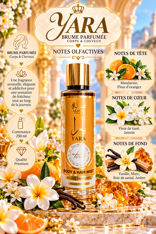 Yara Tous – Brume parfumée Corps & Cheveux