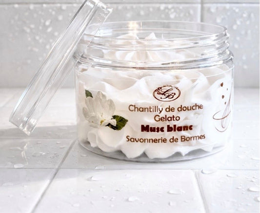 🤍 Musc Blanc – Chantilly de Douche