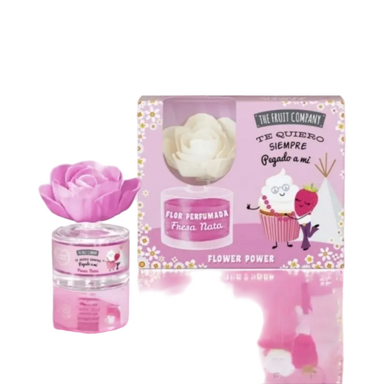 Fleur D’ambiance parfumée fraise/Chantilly " thé fruit compagny"