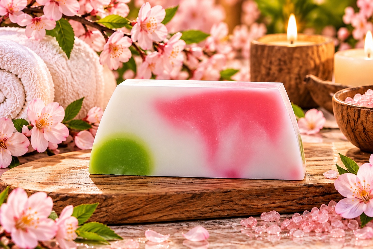 Tranche de savon *fleur de cerisier*