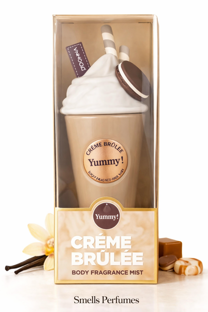 Yummy Crème Brulée - Brume
Parfumée Corps