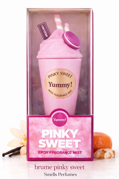 "Yummy Pinky Sweet" - Brume
Parfumée Corps