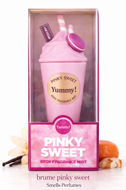 "Yummy Pinky Sweet" - Brume
Parfumée Corps