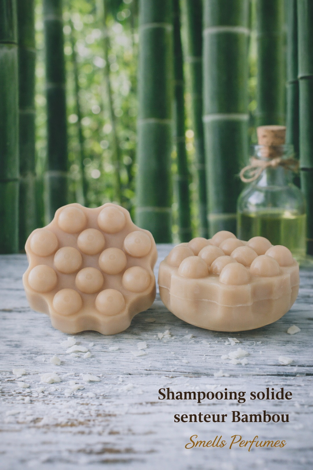 Shampooings solides massants cheveux gras senteur bambou