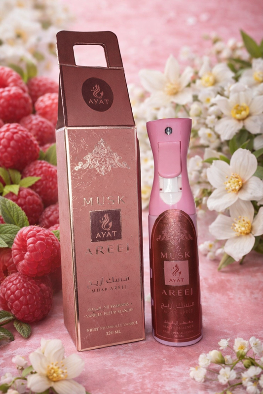 🌸 Spray d’ambiance Musk Areej – AYAT 320ml